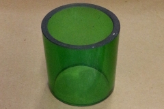 minerslampglassgreen