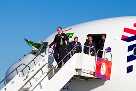 Transporting the Olympic Flame