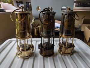 miners lamps by Protector lamp