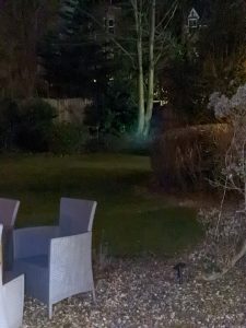 KL2.5 head torch low beam at 25 metres
